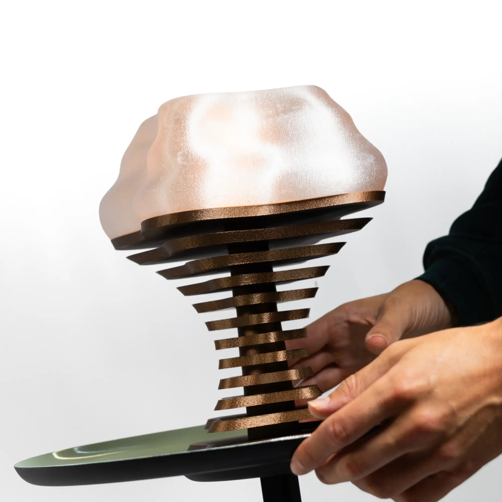 NOVA ONDA on a table, picked up